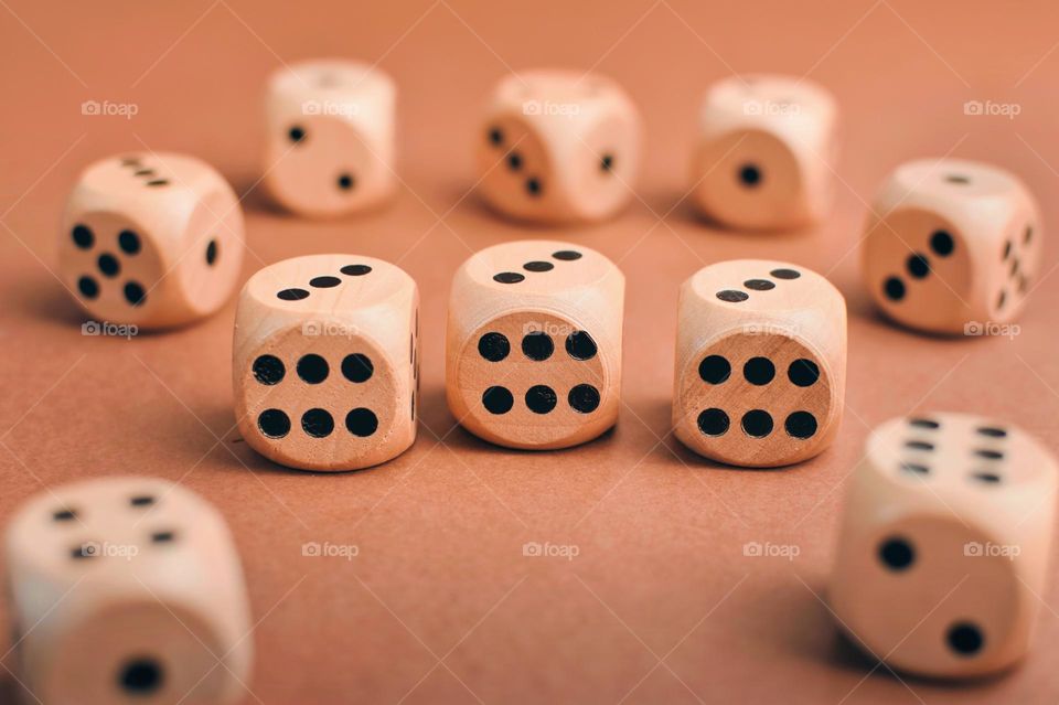 Wooden dices