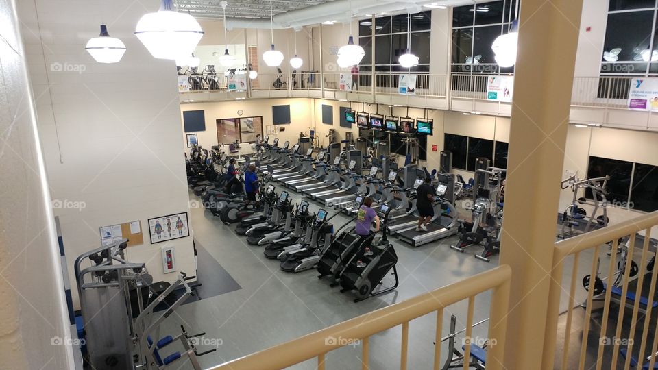 I work out every morning at our local YMCA, one of the finest small town YMCAs anywhere