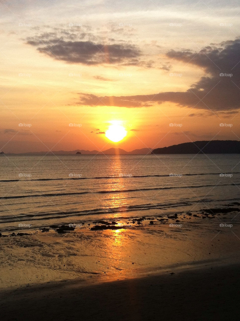 beach sky sunset sand by istvan.jakob