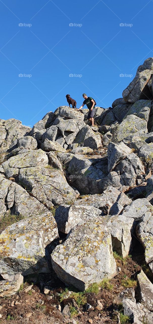 Walking on the Dobrogea mountains