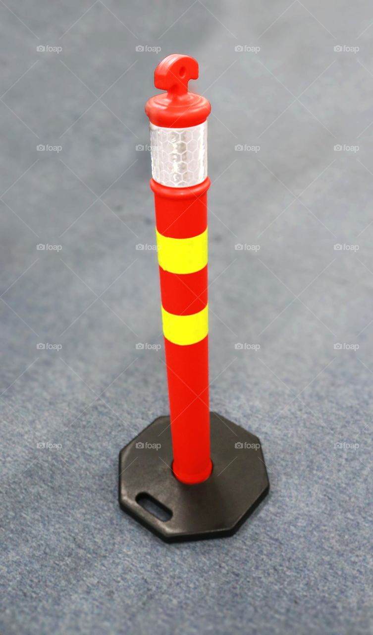 Photo of cone sticks for road dividers from dangerous places so as not to pass by drivers