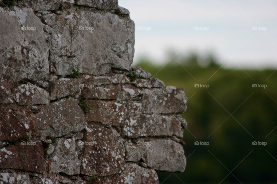 Ancient Scottish Castle Ruin