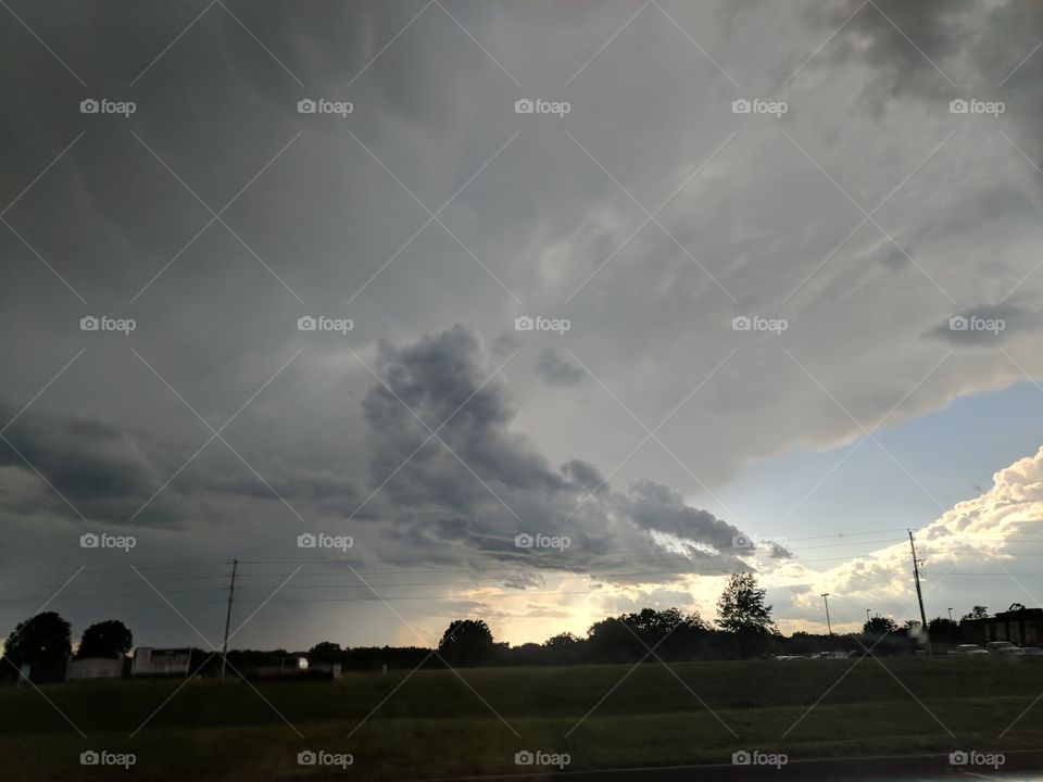 storm clouds