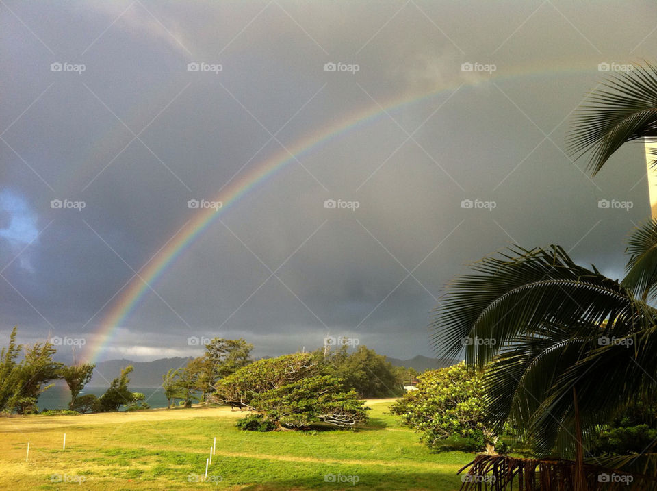 beach rainbow beautiful gorgeous by illusionfactory