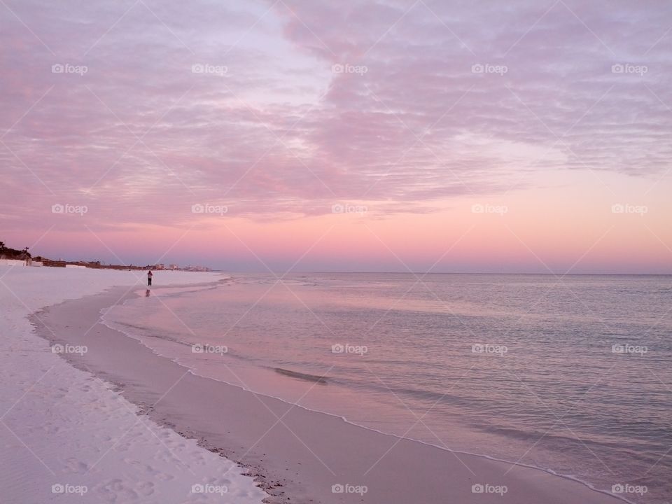 Sunset at the beach