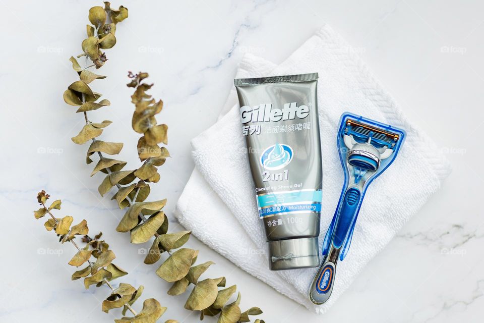 Gillette products for shaving