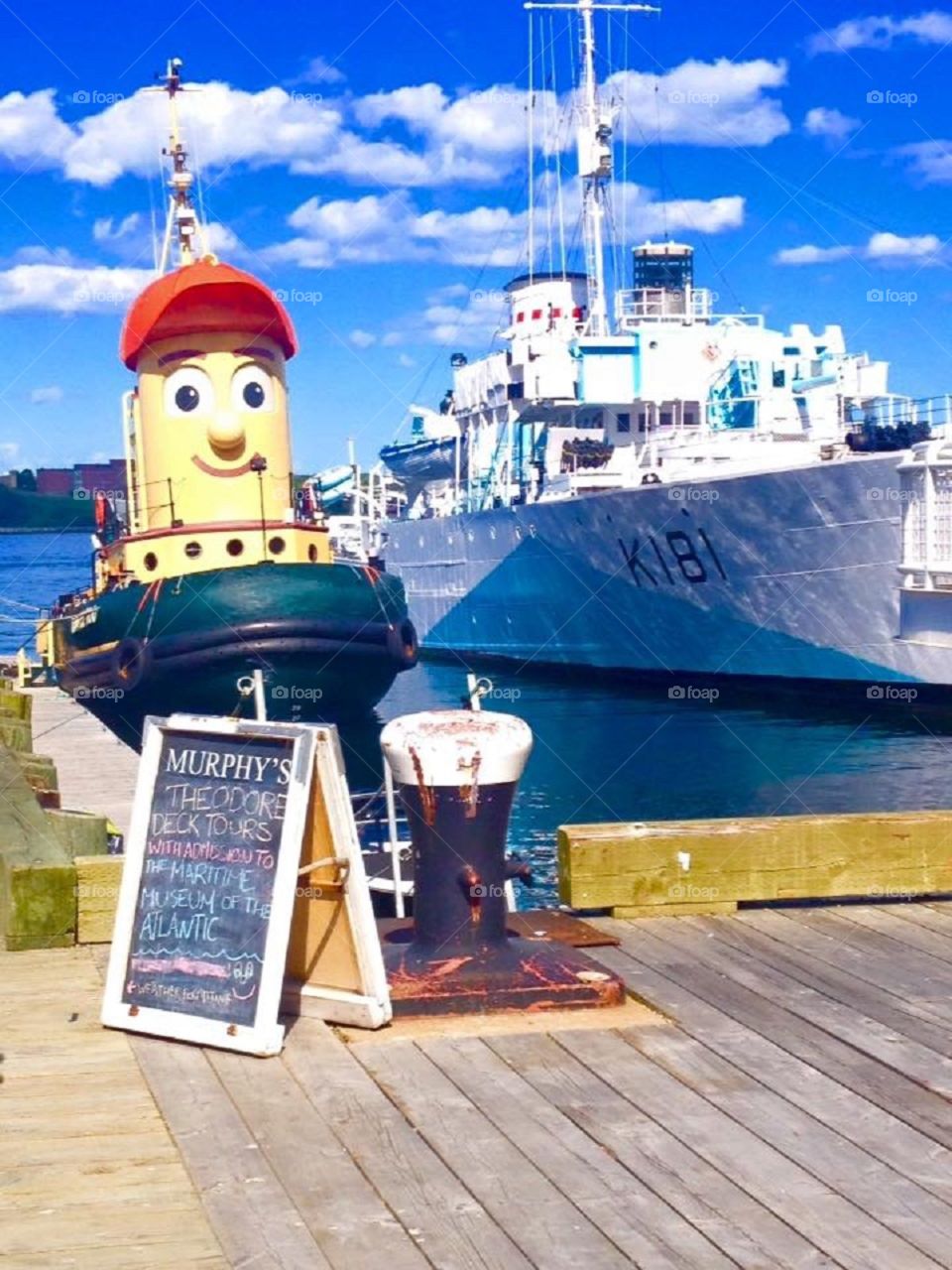 Ship at the Halifax harbor