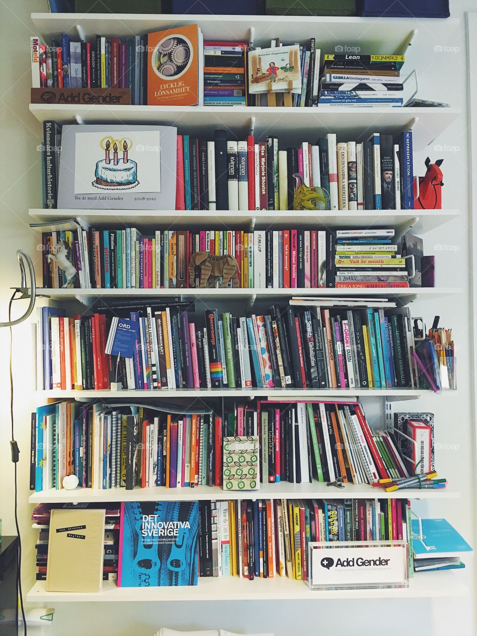 bookshelf with books