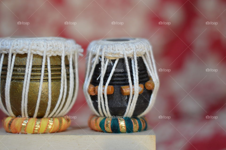 Miniature craft...Hand drums.