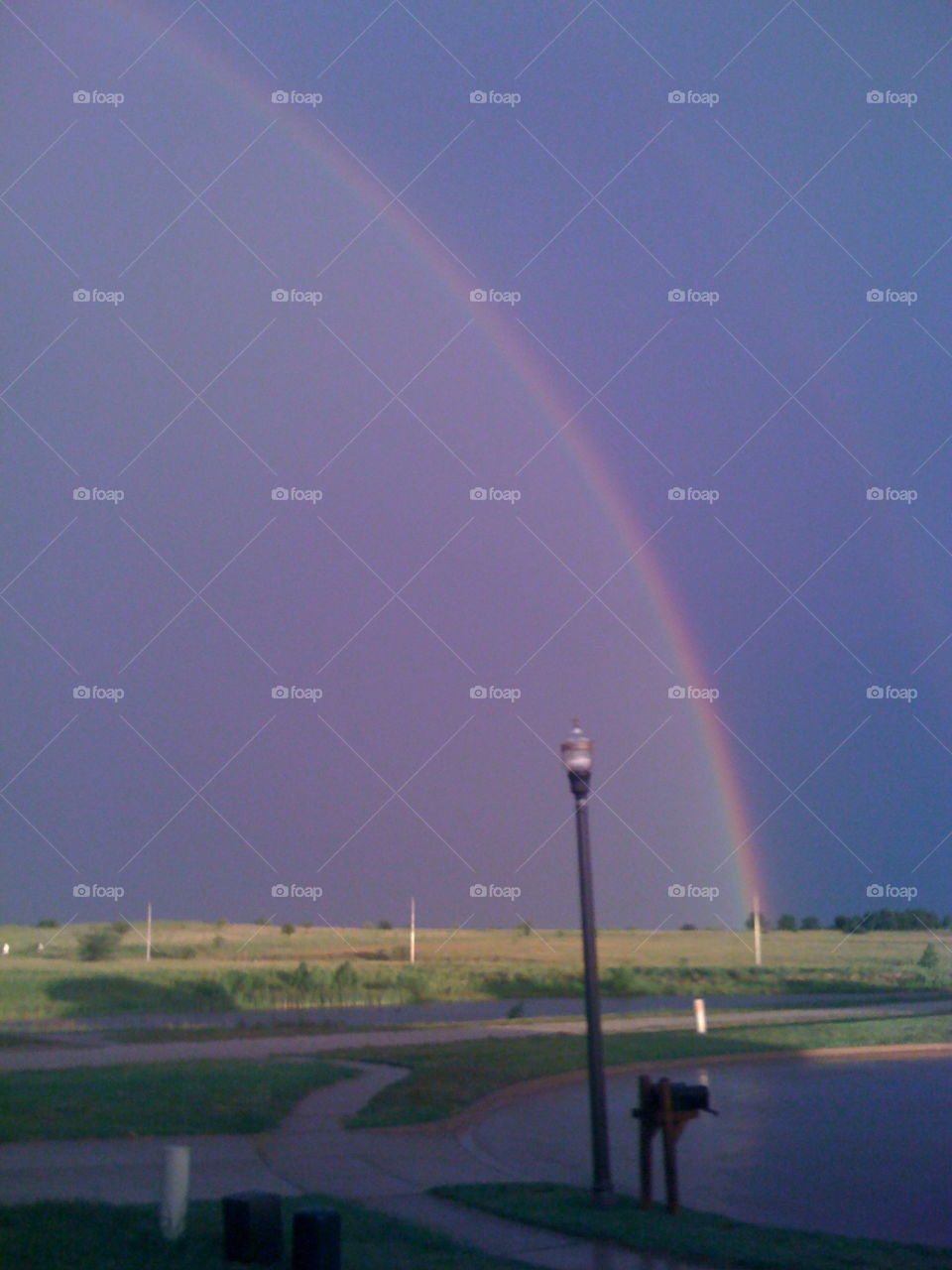 Rainbow in Sanger Texas. 