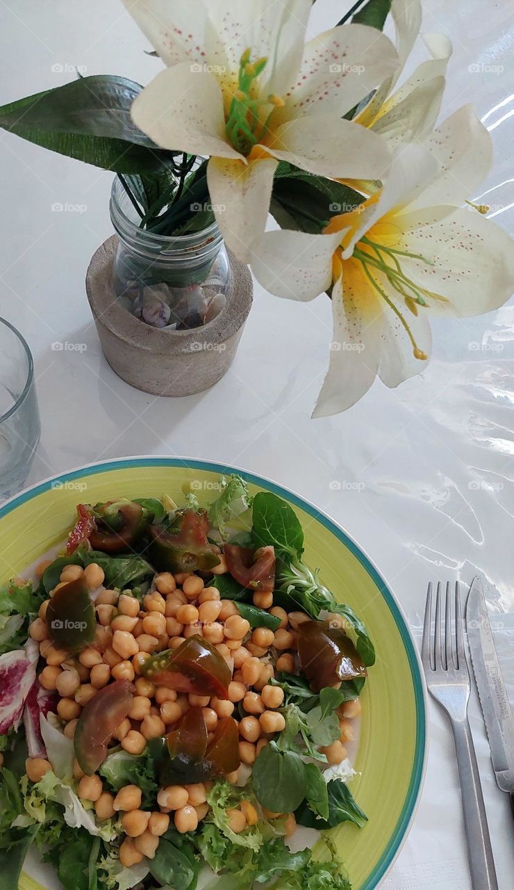 Chickpea salad
