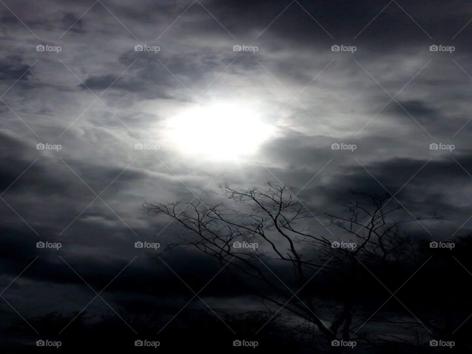 Sunlight during a storm