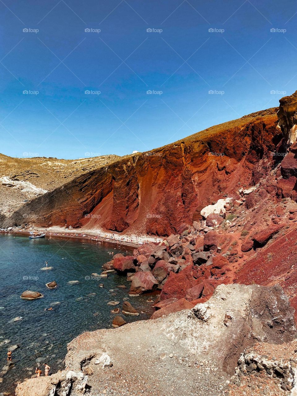 Red beach of Santorini 