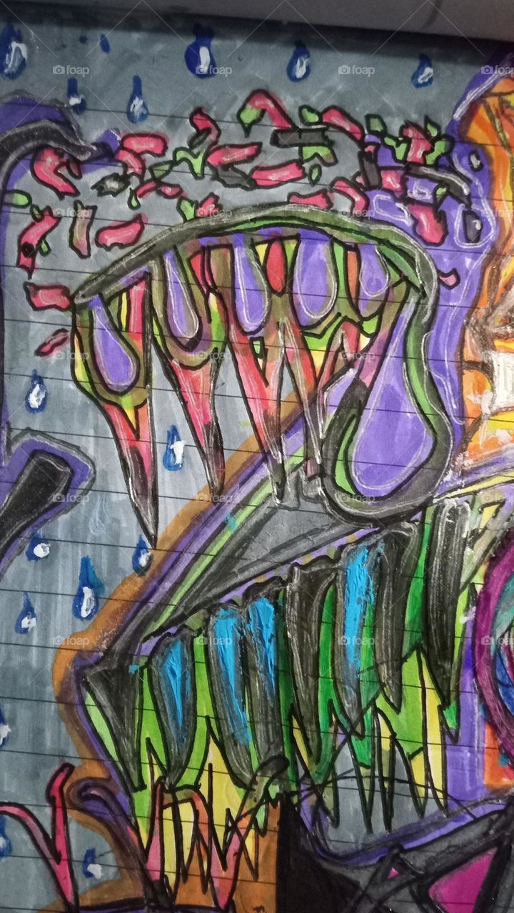 This is yet another debt of my piece. I just now realized that I never named this one and cannot at the moment, but suffice it to say all of my work reflects something my soul is trying to work out...