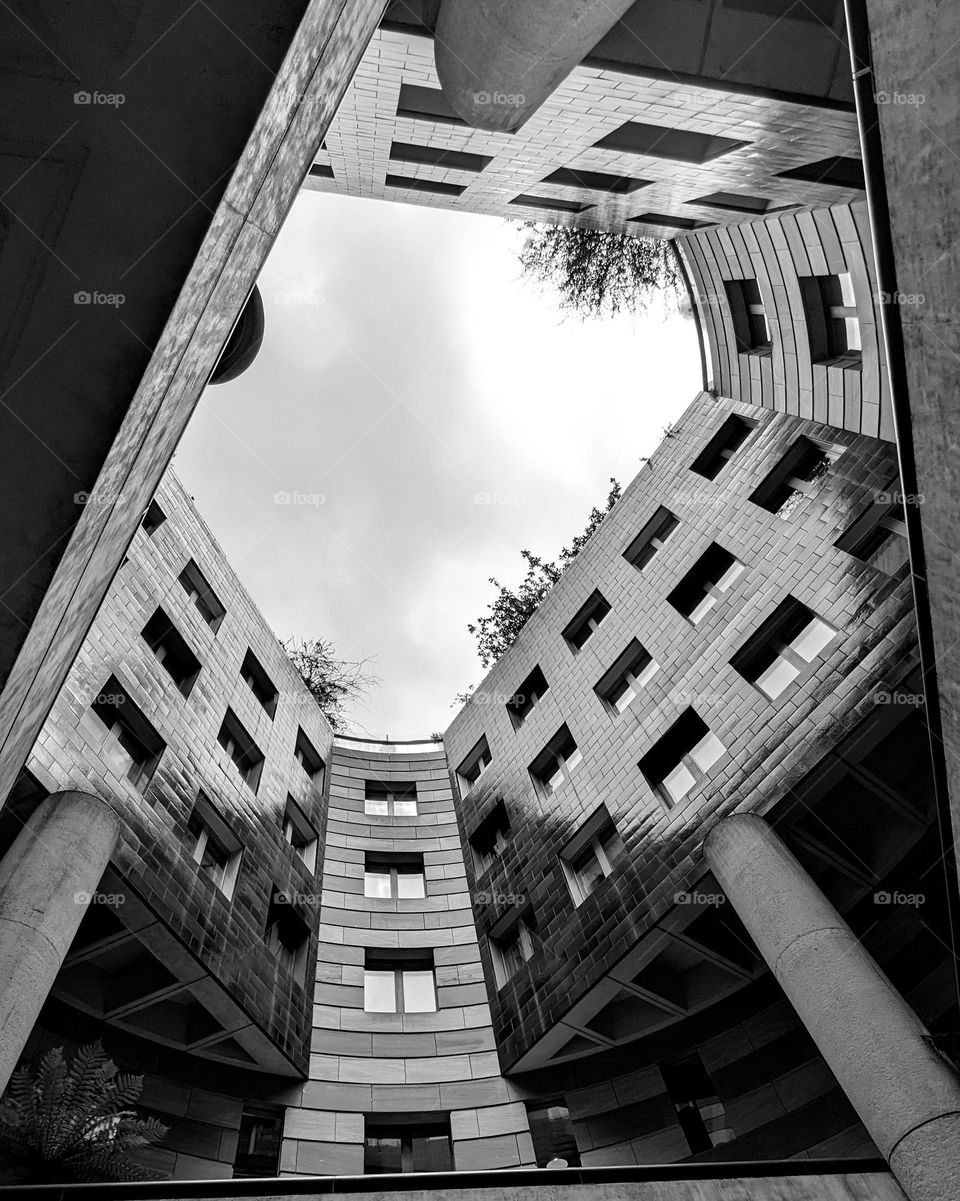 Looking up at 1, Poultry Lane, London