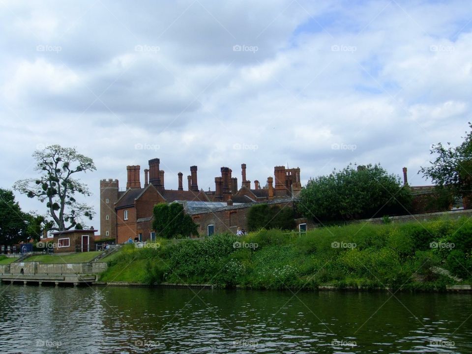 Hampton Court Palace from the river 
