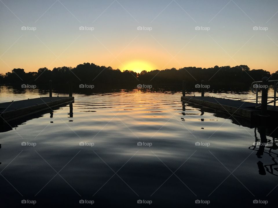 Lake Marion at sunset 