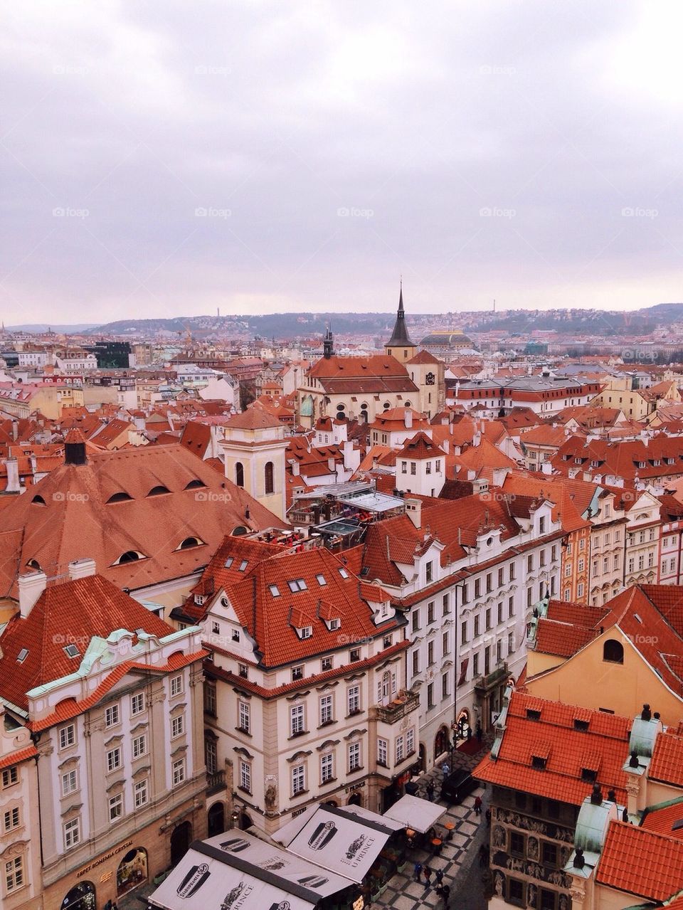 view of Prague. Czech Republic