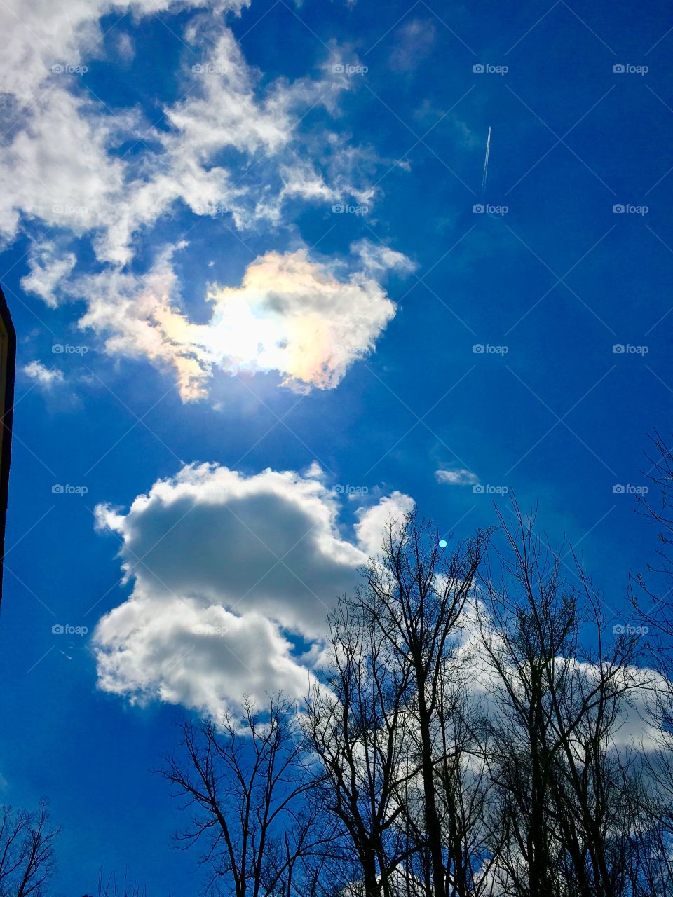 Cloud under the sun shine