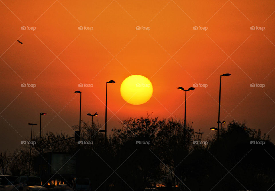 Sunset in istanbul