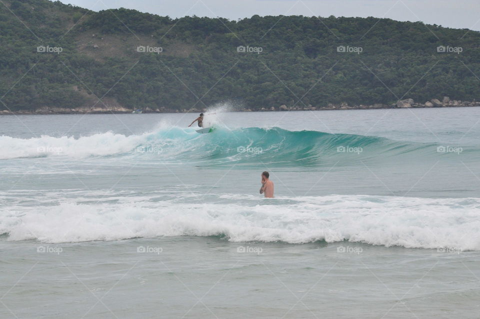 boy surfing