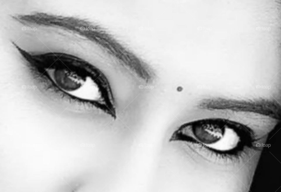 A close-up photo of my eye.