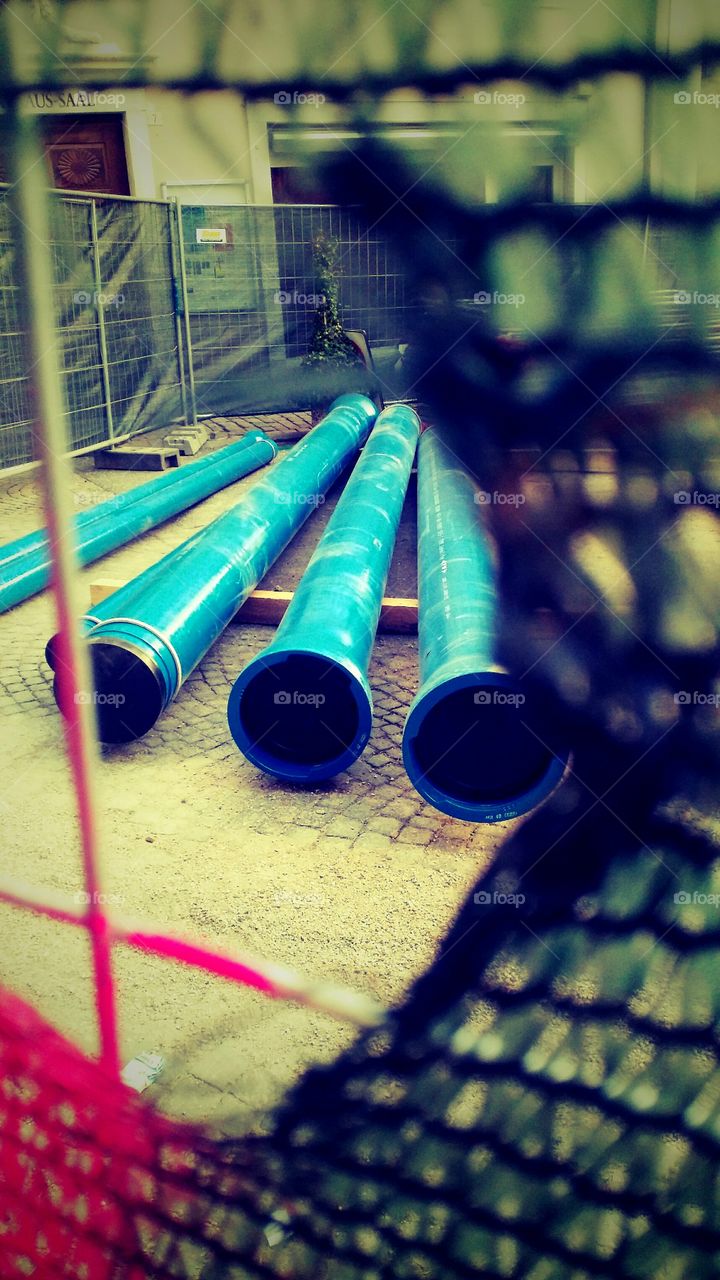 Turquoise Pipes