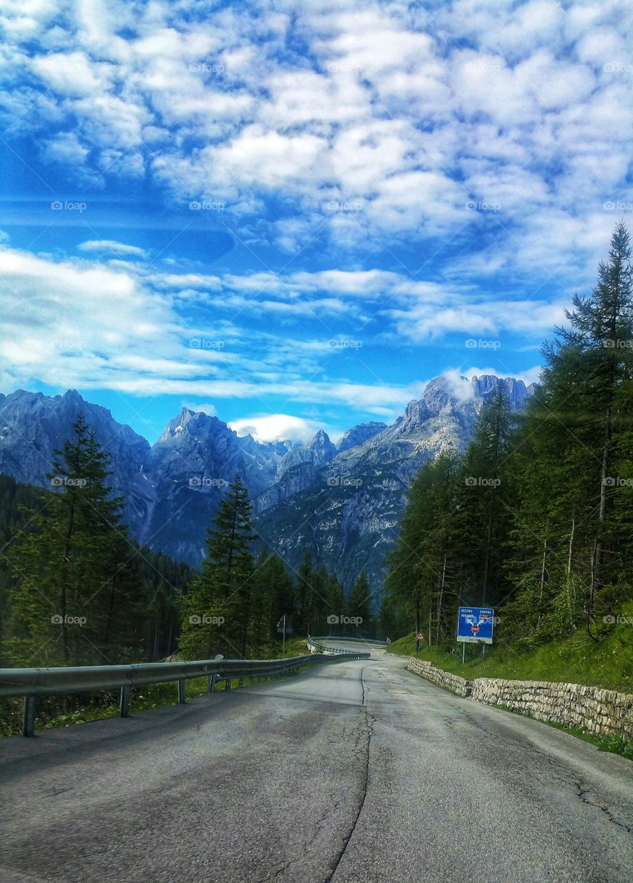 Herrliche Berge in den Dolomiten, Südtirol