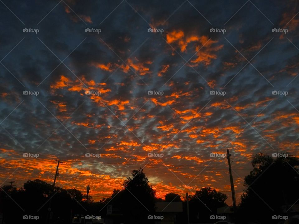 fire in the sky