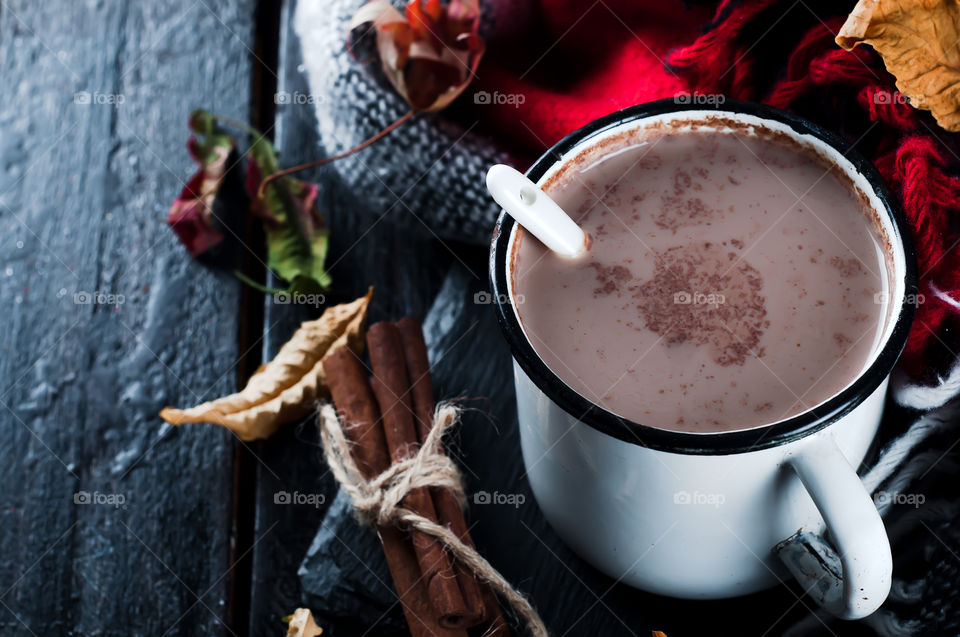 Cup of hot chocolate