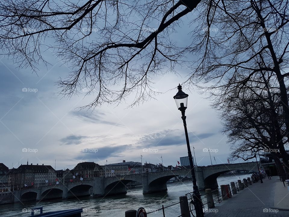 The evening had turned sweet and blue. ...