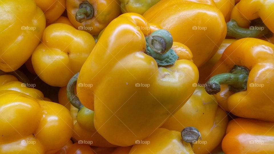 fresh peppers yellow chili pepper