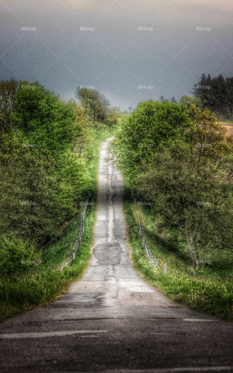 Down the long and lonely road