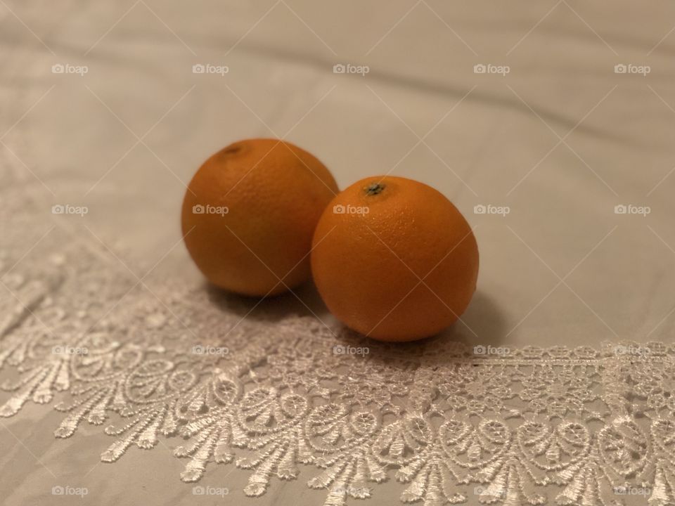 Two mandarins