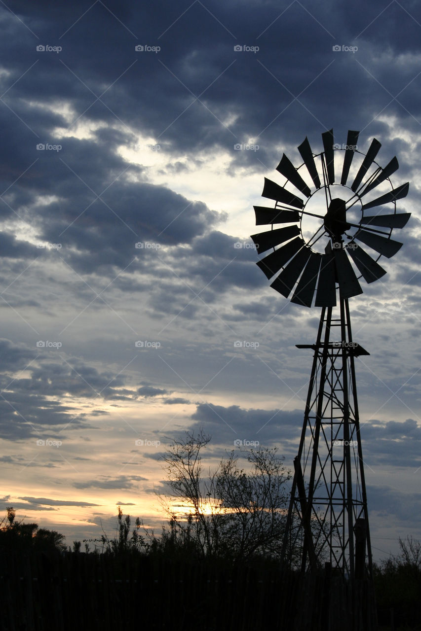 Evening Windmill