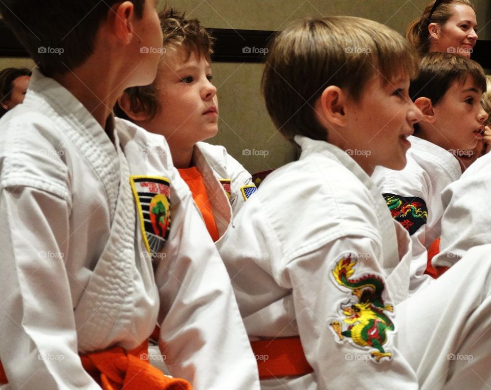 Martial Arts Students