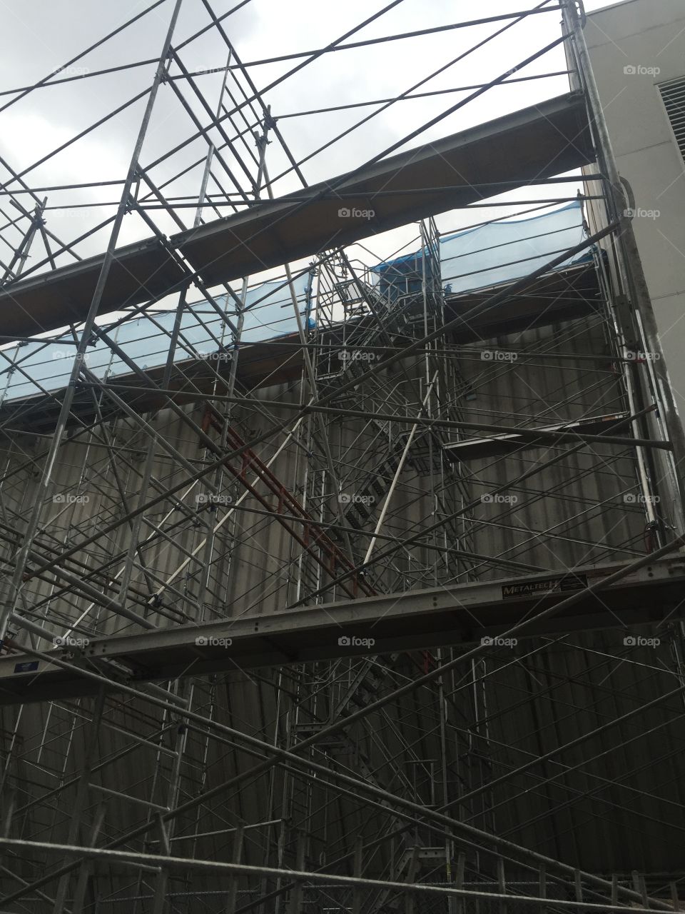 Scaffold for construction workers