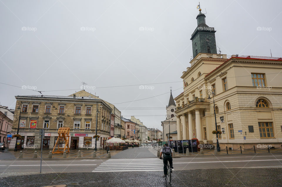 Lublin city view