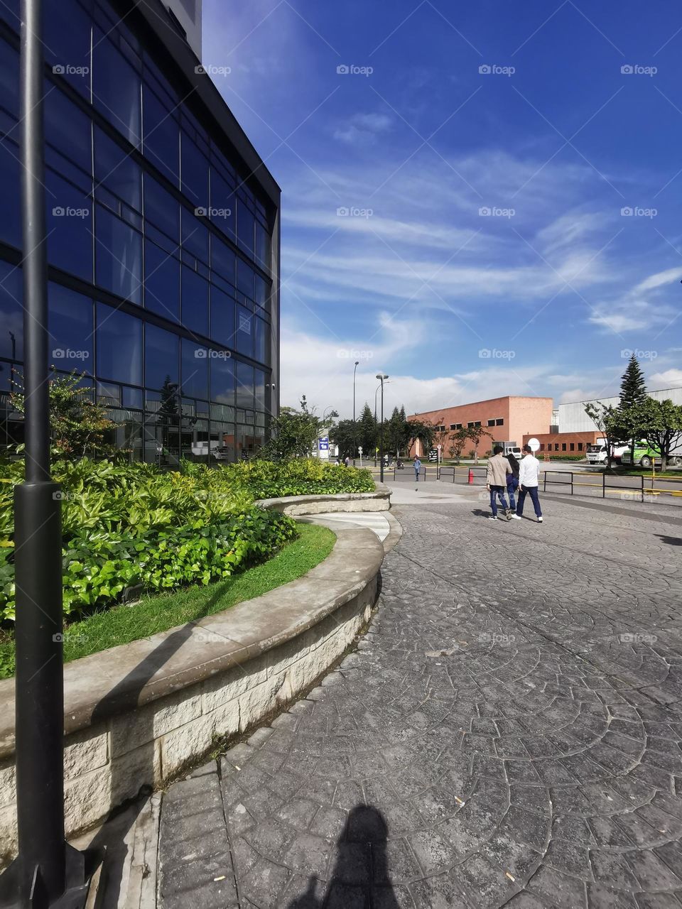 Architecture and a sunny day