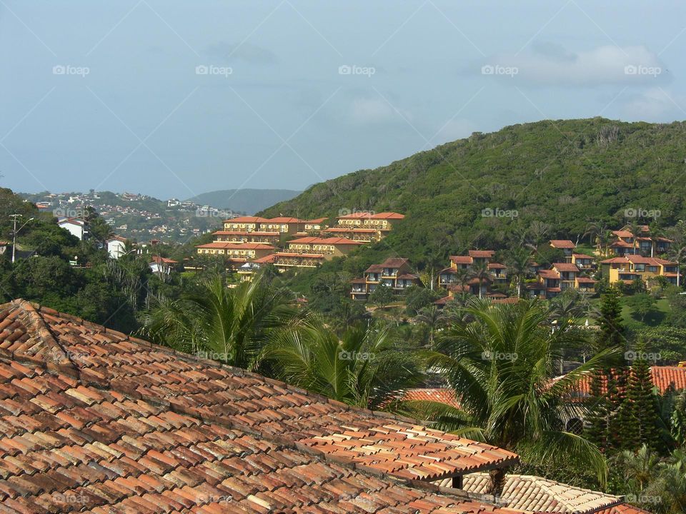 vista del paisaje de Buzios en Brasil