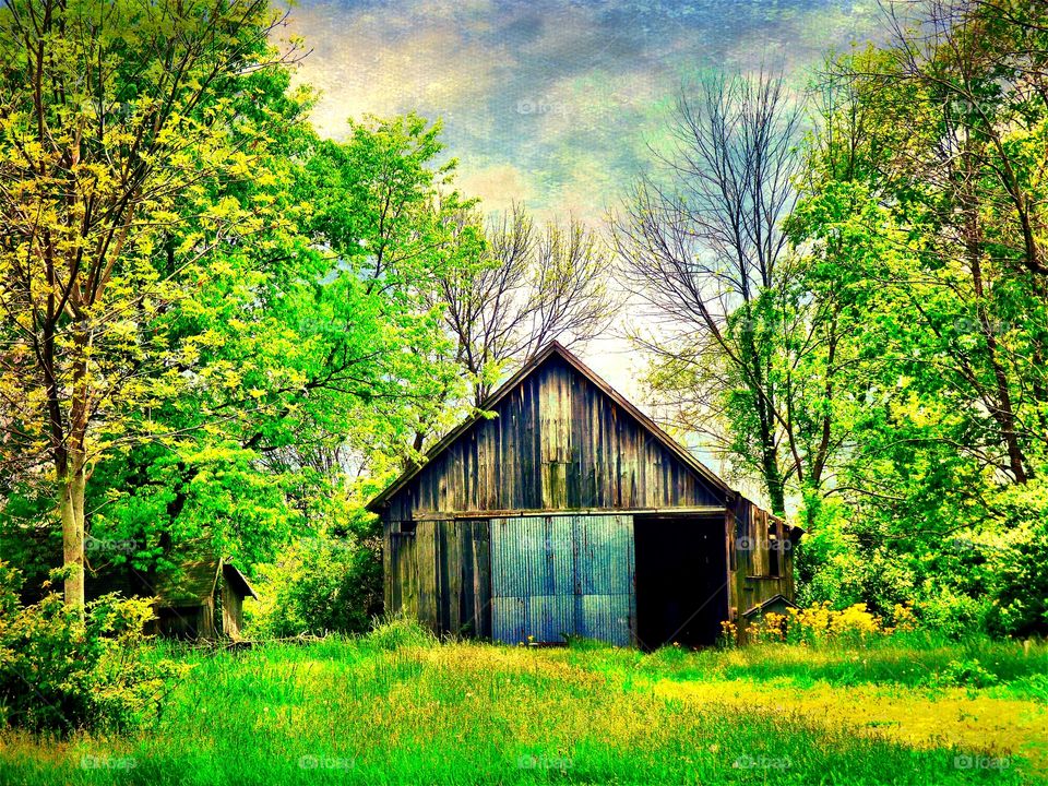 Pretty old barn