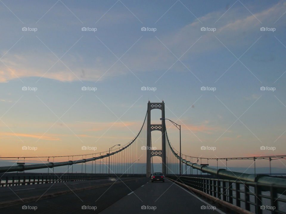 Bridge, Water, Sunset, Sky, Travel