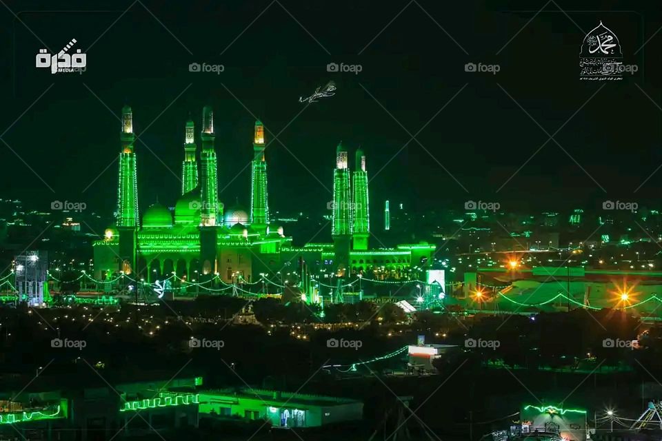 Glory be to God, the magnificent and picturesque view and the natural green trees are a view that is nothing more wonderful than it