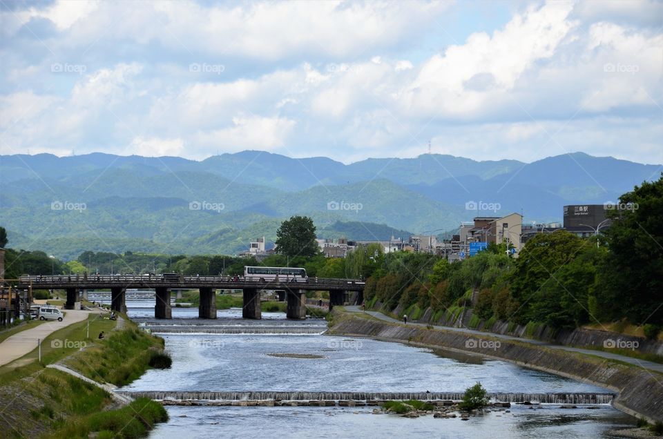 River in Kyoto, Japan