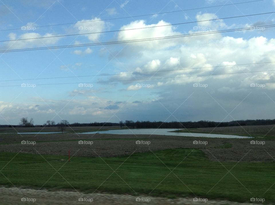 Flooded field 