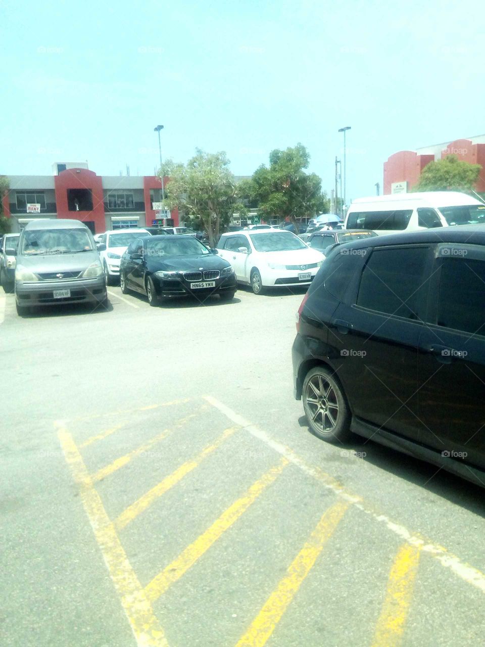 this place is call a car park ware you park your car or what ever you drive to go an shop with.