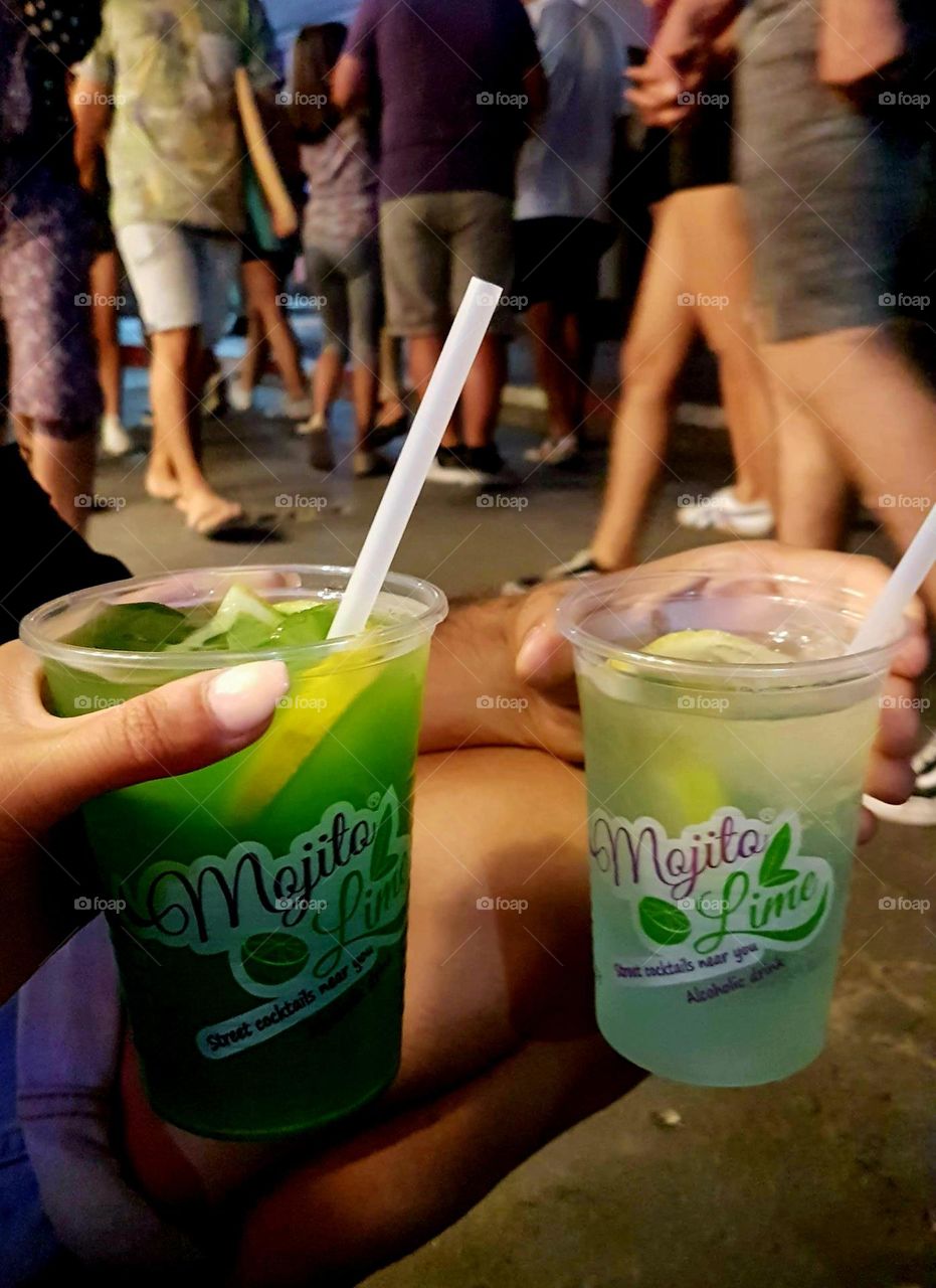 2 kinds of mojitos