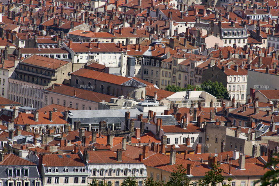 Roofs of old Lyon