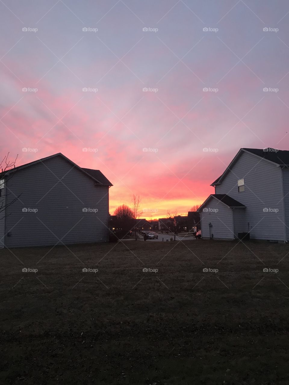Sunset at home in Indiana 