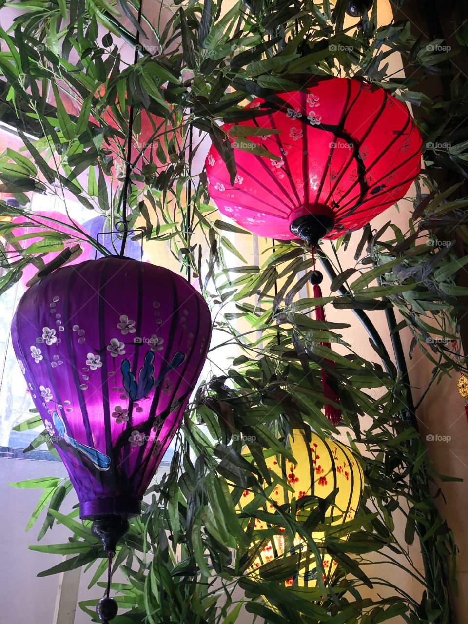 Beautiful decoration at DenLong restaurant, Ho Chi Minh